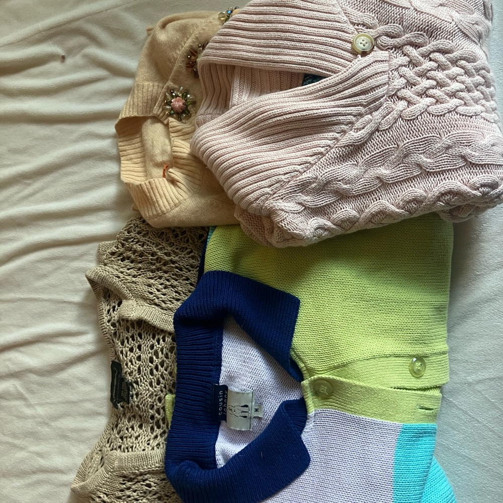 Lot of Vintage Sweaters Medium